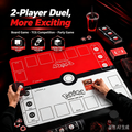 TCG Playmat for 2 Players, Trading Card Game Battle Mat, Board Game Card Playmat Compatible with Pokemon and Other Standard Card Games