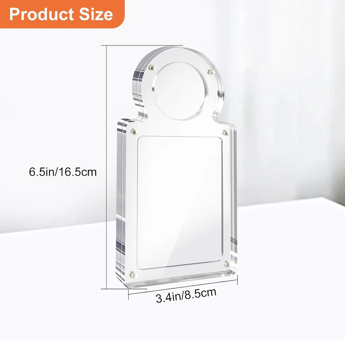 Acrylic Magnetic Display Case for TCG Card & Coin Combination